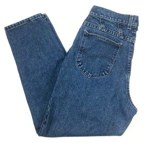 Vintage Lee Mom Jeans High Rise Petite Tapered